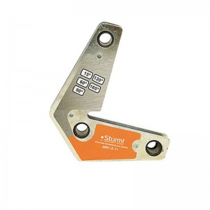 Угольник магнитный для сварки вес до 11 кг углы 15°, 60°, 90°, 120°, 165° Sturm!