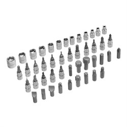 Набор инструмента 94 предмета 1/2", 1/4" пластиковый кейс Сибртех 13388