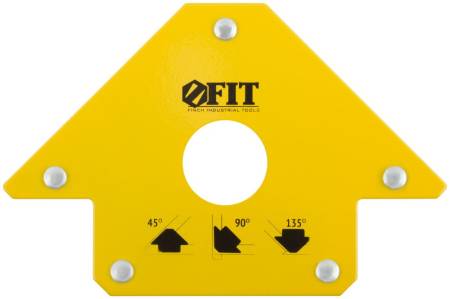 Угольник для сварки магнитный, тип "стрелка", усилие до 23 кг FIT 81802