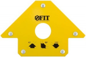 Угольник для сварки магнитный, тип "стрелка", усилие до 23 кг FIT 81802