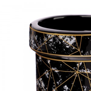 Стакан для ванной комнаты VETTA "Ла Рош",керамика, металл, 2 дизайна 463-187