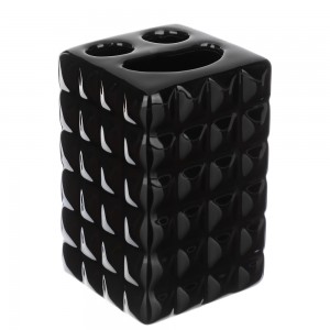 Стакан для зубных щеток и пасты VETTA "Грани будущего", керамика, 2 цвета 463-219