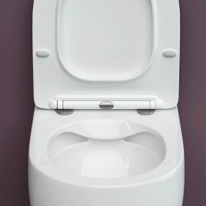 Унитаз подвесной Play Rimless, с крепежом, с сиденьем-крышкой с микролифтом CN3001