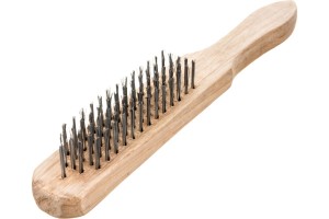Щетка 5-рядная с деревянной ручкой FIT 38405