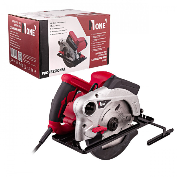 Пила дисковая NUMBER ONE CS1600/190-PRO (1600Вт, 190мм)