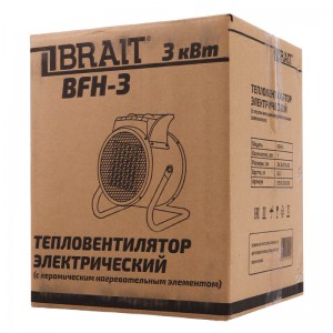 Тепловентилятор электрический BRAIT BFH-3