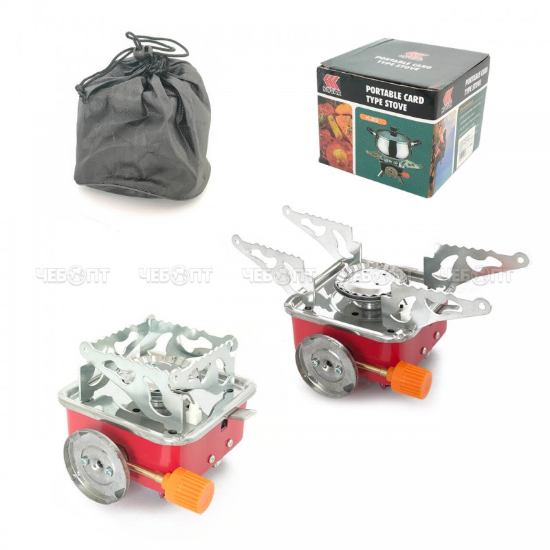 Плитка газовая туристическая 1-комф ЛЕПЕСТКОВАЯ арт. К-202, 330006