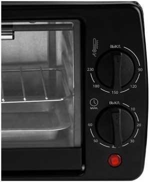 Мини-печь Galaxy LINE GL 2625 ЧЕРНЫЙ (1000Вт, объем 8л, таймер на 60 минут, индикатор работы)