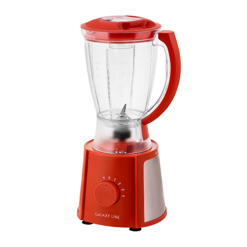 Блендер стационарный Galaxy LINE GL 2162 КРАСНЫЙ (макс.мощность 700Вт, пластиковая чаша)