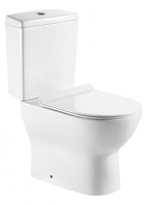Унитаз-компакт А080 тонкое сиденье ДП без бачка