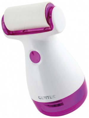 Машинка для удаления катышков Centek CT-2474, 3 Вт, аккумулятор, 2в1: Клейкий ролик