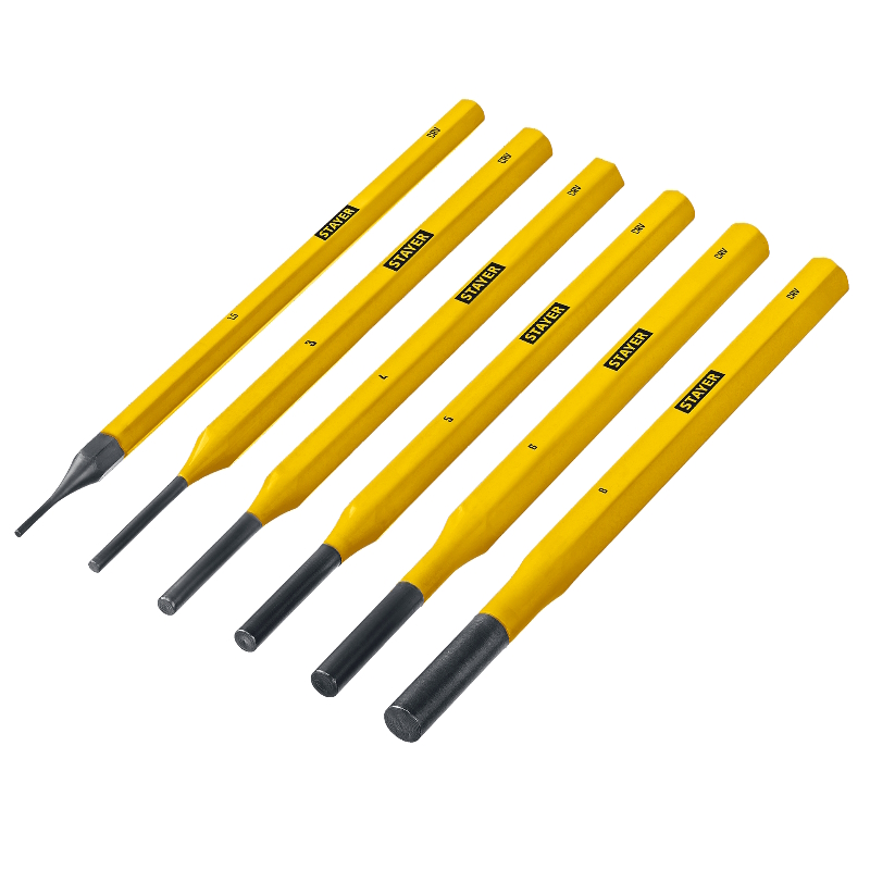 Набор выколоток в пластиковом держателе 6 предметов STAYER HERCULES 21077-H6