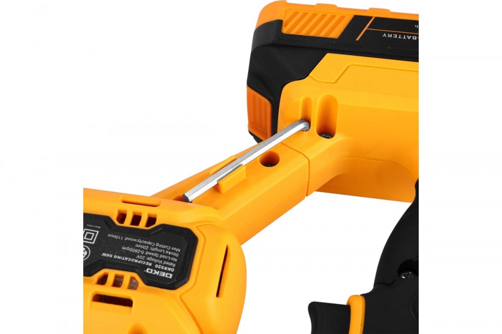 Пила сабельная аккумуляторная DEKO DKRS20 (20В, 2*2,0Ач)