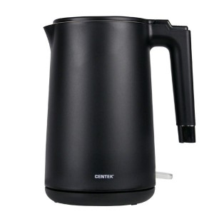 Чайник Centek CT-1011 (черный) 1,5л, 2200Вт, двойные стенки, бесшовная колба, эффект термоса