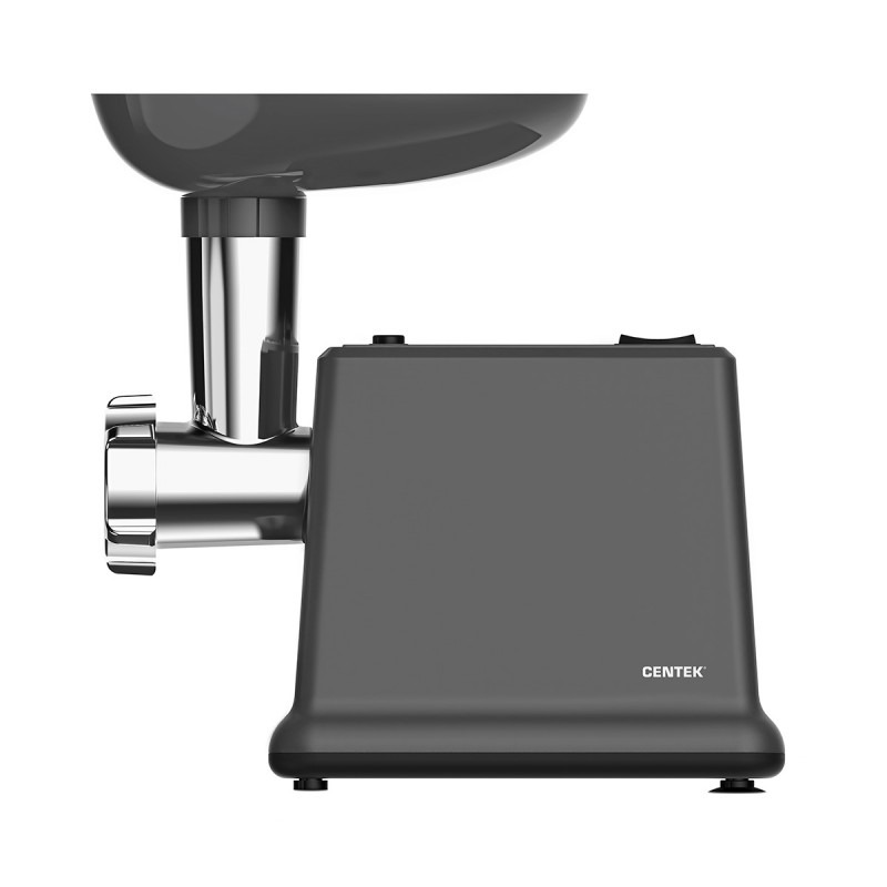 Мясорубка Centek CT-1625 2000Вт 2 кг/мин, реверс, 2в1 мясорубка/овощерезка 2 диска, 5 насадок