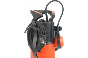 Насос дренажный PATRIOT F 500 D (д/гряз.воды,пласт,0,5кВт,7500л/час,H-6м,допус.Ø-25мм.тверд.част.)