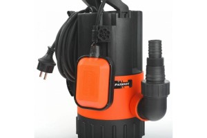 Насос дренажный PATRIOT F 600 D (д/гряз.воды,пласт,0,6кВт,7500л/час,H-6м,допус.Ø-25мм.тверд.част.)