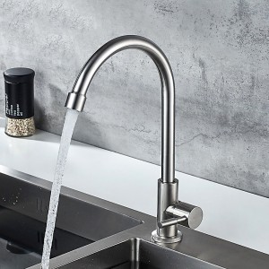Смеситель для кухни Моно из нерж. стали LEDEME L74195