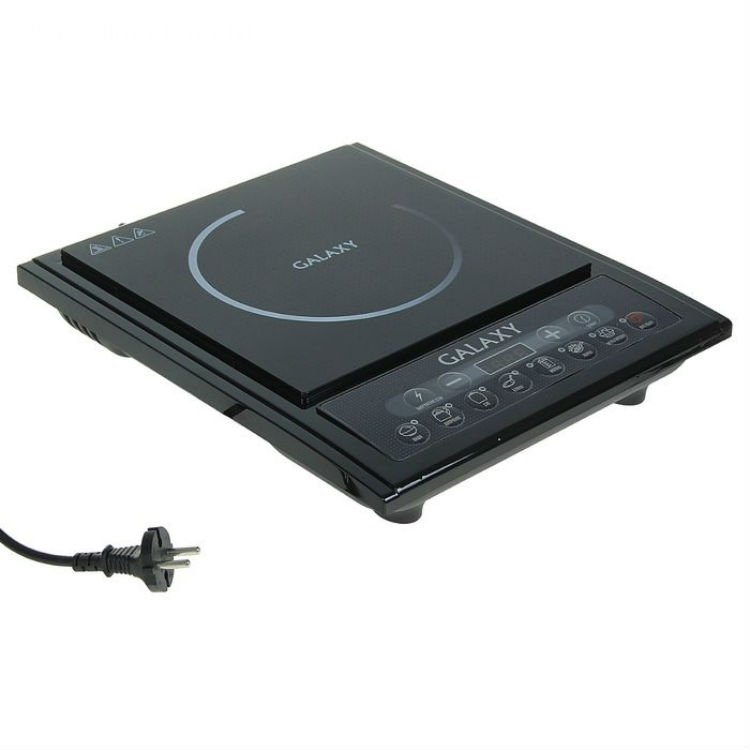 Плитка индукционная Galaxy GL 3053, 2000 Вт, стеклокерамическая варочная поверхность