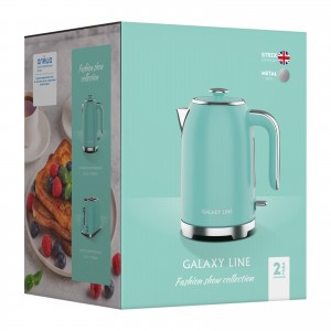 Чайник электрический GALAXY LINE GL0347 ТИФФАНИ (2200Вт, 1,7л) STRIX контроллер