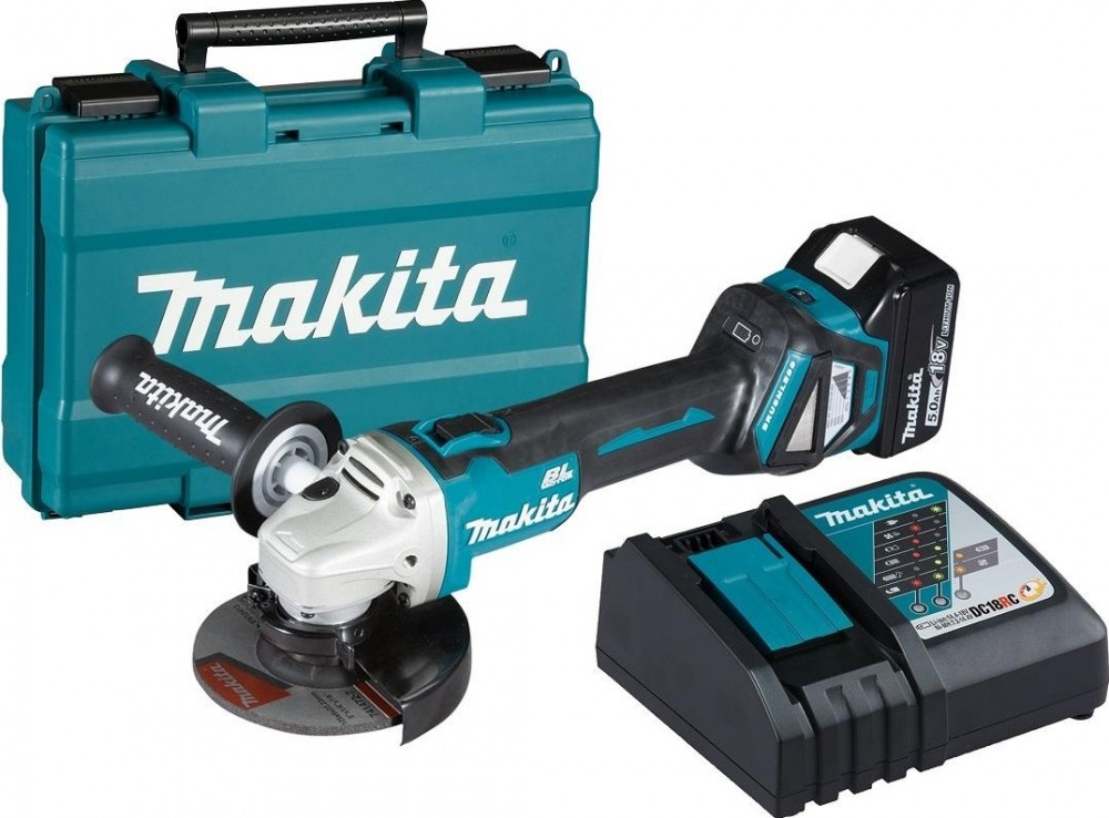 Угловая шлифовальная машина аккумуляторная Makita DGA511RT