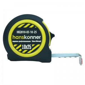 Рулетка 10м*25мм магнит Hanskonner HK2010-03-10-25