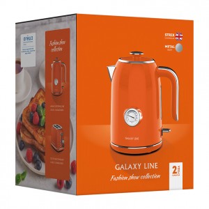 Чайник электрический Galaxy GL0351 Апельсин.Фреш 1,7л (2200 Вт)