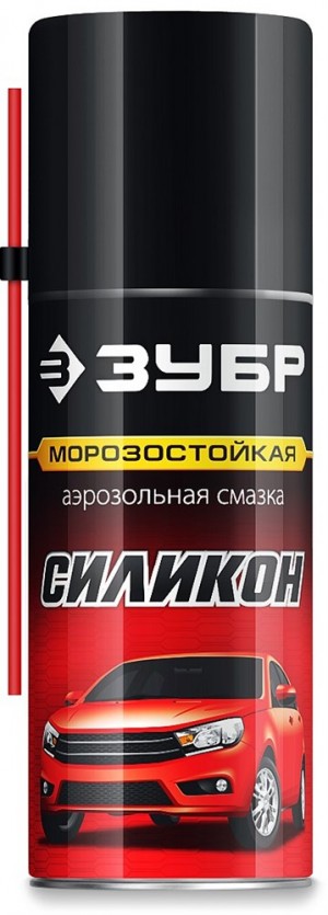 Смазка силиконовая аэрозольная (морозостойкая) 210мл ЗУБР 41443