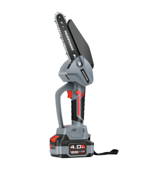 Пила цепная акк бесщеточная ProfiPower MKGST-18V (Li-on, 1*4Ач, 6", 15см, 1/4", 28зв.) E0097