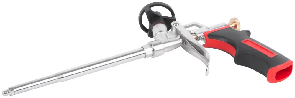 Пистолет д/монтажной пены, прорезиненная ручка, тефлоновое покрытие клапана 14275