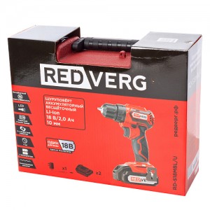 Дрель аккумуляторная RedVerg RD-S18MBL/U