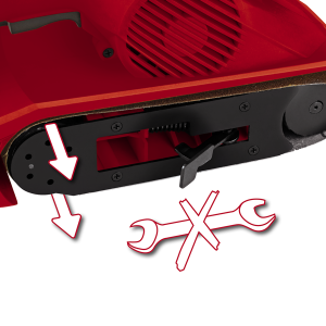 Шлифовальная машина ленточная EINHELL TC-BS 8038 (800Вт, 76*533мм) 4466260