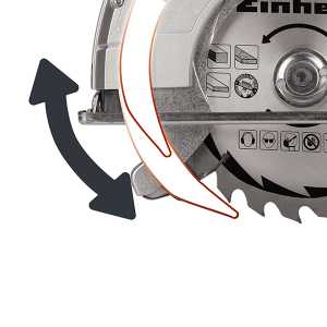 Пила циркулярная EINHELL TC-CS 1400 4330937
