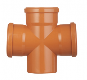 ПП Крестовина 110*110*110*87,5° РЫЖАЯ VALFEX