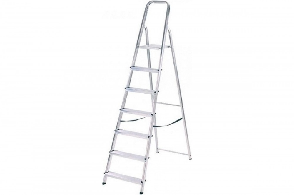 Стремянка Евросталь окрашенная 8 ступеней MAWIPRO MW-3008