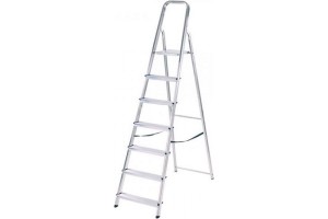 Стремянка Евросталь окрашенная 8 ступеней MAWIPRO MW-3008