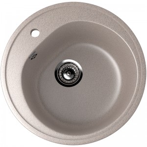 Мойка Ulgran U-101-302 круглая Песочная 500*500мм