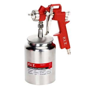 Краскопульт P.I.T. PSG1000-A1 (пневматический, 50PSI, краска 190мл/мин, 260л/мин., емкость 1000мл)