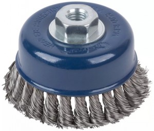 Корщетка для УШМ 100мм чашка, витая Cutop Profi 82-522