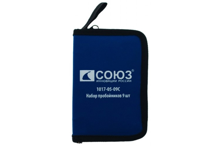 Набор пробойников (9шт) 3,2-12,7мм СОЮЗ 1017-05-09С