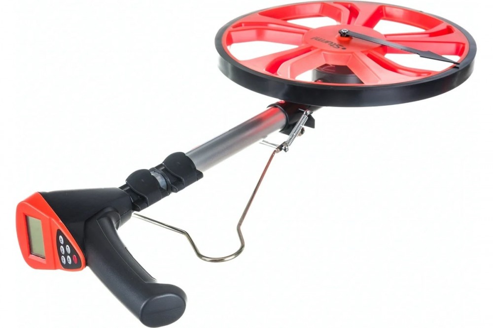 Колесо измерительное 10км (эл.счетчик, телеск.рукоятка, чехол) Sturm! 4020-01-318