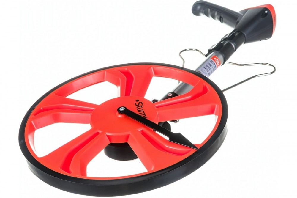 Колесо измерительное 10км (эл.счетчик, телеск.рукоятка, чехол) Sturm! 4020-01-318