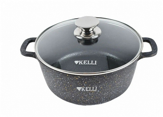 Кастрюля с мраморным покрытием 1,5л Kelli KL-4092-16