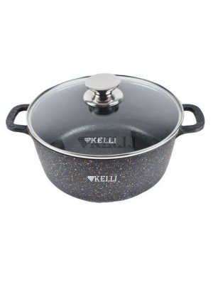 Кастрюля с мраморным покрытием 4,5л Kelli KL-4092-24