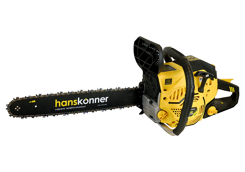 Бензопила Hanskonner HGC2020 (2,0кВт, 2,7 л/с, шина 18", 0,325, 1,5мм, 75зв)
