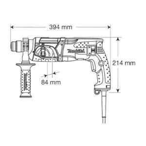Перфоратор Makita HR2470X15 +набор буров