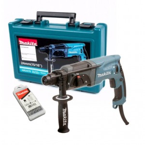 Перфоратор Makita HR2470X15 +набор буров