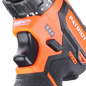 Дрель аккумуляторная PATRIOT BR368Li (12V,Li-ion 2акк*2,0Ач, 45Нм,кейс)