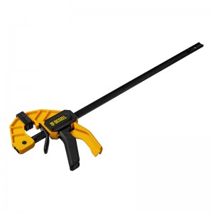 Струбцина F-образная 300*55мм быстрозажимная, усиленный нейлоновый корпус Denzel 20502