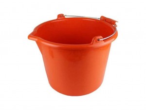 Ведро PROFI ударопрочное оранжевое 16л 533-016